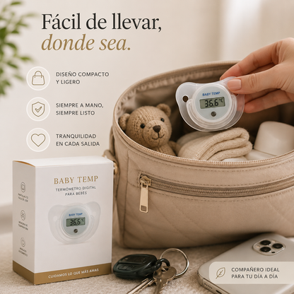 Chupón Termómetro Digital para Bebés