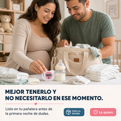 Chupón Termómetro Digital para Bebés