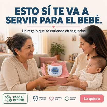 Chupón Termómetro Digital para Bebés